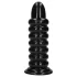 Ouch! Spiral Force - snoet anal plug (sort) - 23,5 cm