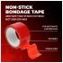 Ouch! - selvklæbende bondage-tape (rød) - 20 m