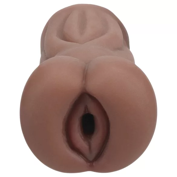 XKIN Naughty Nurse Riley - realistisk onaniprodukt med vagina (mørk naturfarve)