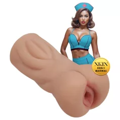   XKIN Naughty Nurse Trixie - realistisk kunstig vagina masturbator (naturel)