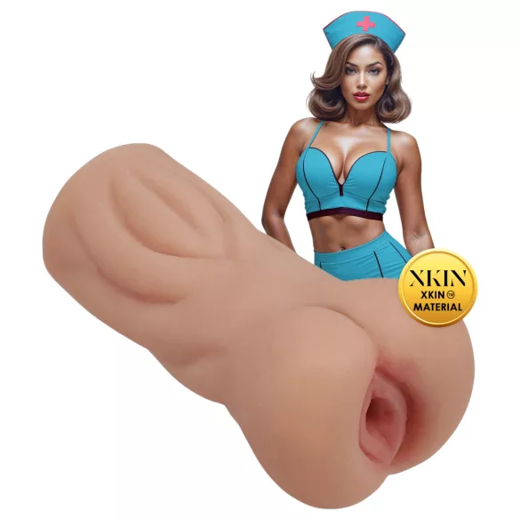XKIN Naughty Nurse Trixie - realistisk kunstig vagina masturbator (naturel)