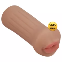 XKIN - kunstskede‑masturbator - S (mørk naturfarve)