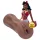 XKIN Cheerleader Cherry - realistisk kunstig vagina-masturbator (mørk naturfarve)