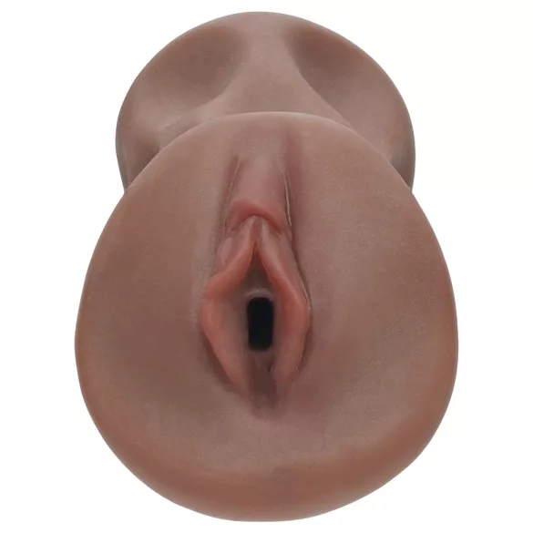 XKIN Cheerleader Cherry - realistisk kunstig vagina-masturbator (mørk naturfarve)