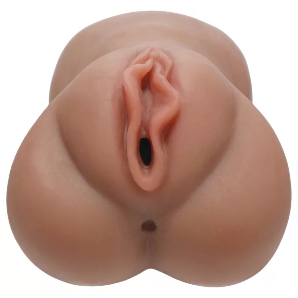 XKIN - realistisk kunstig vagina - L (mørk naturfarve)
