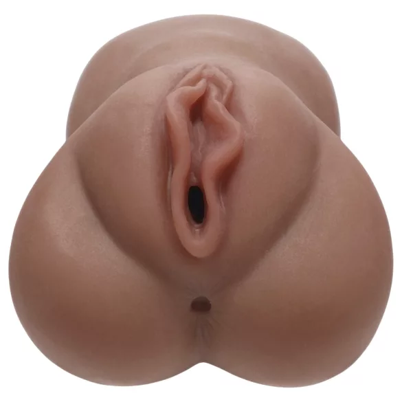 XKIN - realistisk kunstig vagina - L (mørk naturfarve)