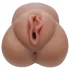 XKIN - realistisk kunstig vagina - L (mørk naturfarve)