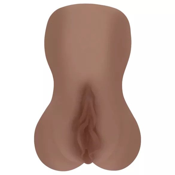 XKIN - realistisk kunstig vagina - L (mørk naturfarve)