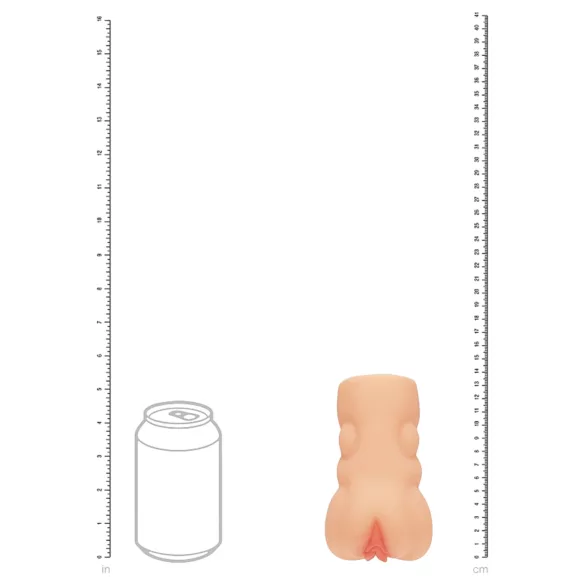 XKIN - realistisk kunstig vagina-masturbator - L (natur)