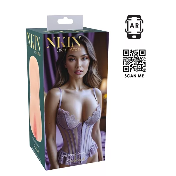 XKIN Sweet Delilah - realistisk kunstig vagina-masturbator (naturel)