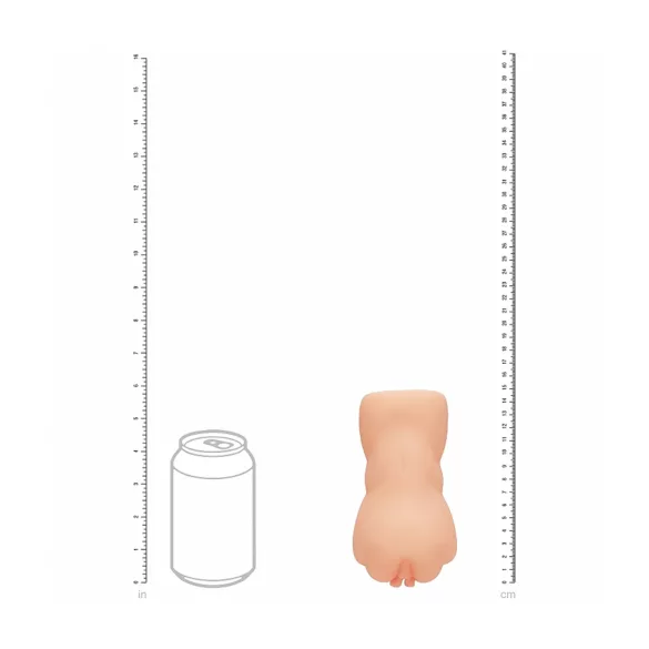 XKIN Sweet Delilah - realistisk kunstig vagina-masturbator (naturel)