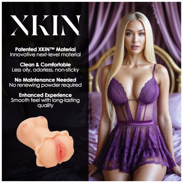 XKIN Enchantment Elise - realistisk kunstig vagina onanilegetøj (naturel)