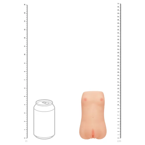 XKIN - realistisk kunstig vagina masturbator - L (naturel)
