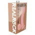 RealRock - dobbelt densitet realistisk vibrator (hudfarvet) - 18 cm