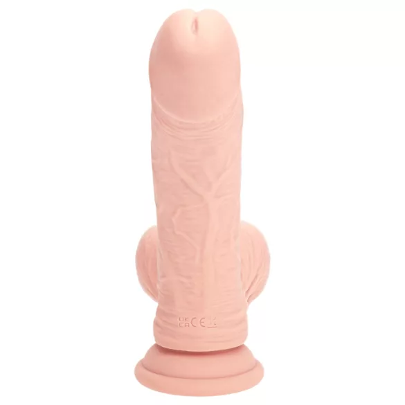 RealRock - dobbelt densitet realistisk vibrator (hudfarvet) - 18 cm
