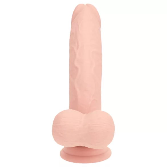 RealRock - dobbelt densitet realistisk vibrator (hudfarvet) - 18 cm