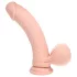 RealRock - dobbeltlag realistisk vibrator (hudfarvet) - 20 cm