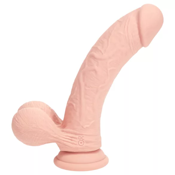 RealRock - dobbeltlag realistisk vibrator (hudfarvet) - 20 cm