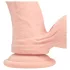 RealRock - dobbeltlag realistisk vibrator (hudfarvet) - 20 cm
