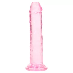 RealRock - realistisk dildo med sugekop (lyserød) - 12,7 cm