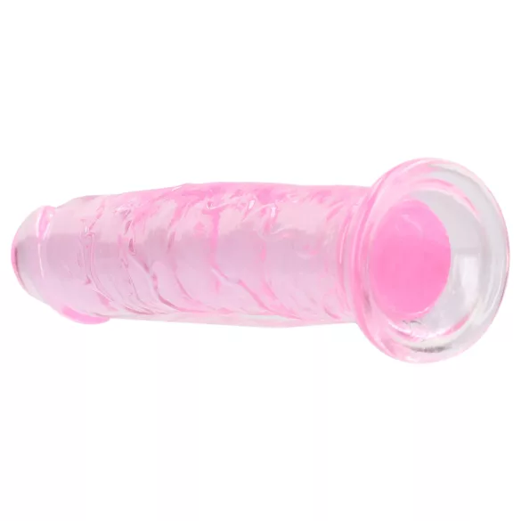 RealRock - realistisk dildo med sugekop (lyserød) - 12,7 cm