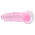 RealRock - realistisk dildo med sugekop (lyserød) - 12,7 cm