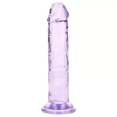 RealRock - realistisk dildo med sugekop (lilla) - 12,7 cm