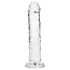 RealRock - realistisk dildo med sugekop (gennemsigtig) - 12,7 cm