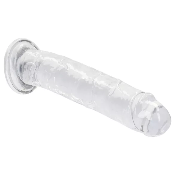 RealRock - realistisk dildo med sugekop (gennemsigtig) - 12,7 cm