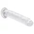 RealRock - realistisk dildo med sugekop (gennemsigtig) - 12,7 cm