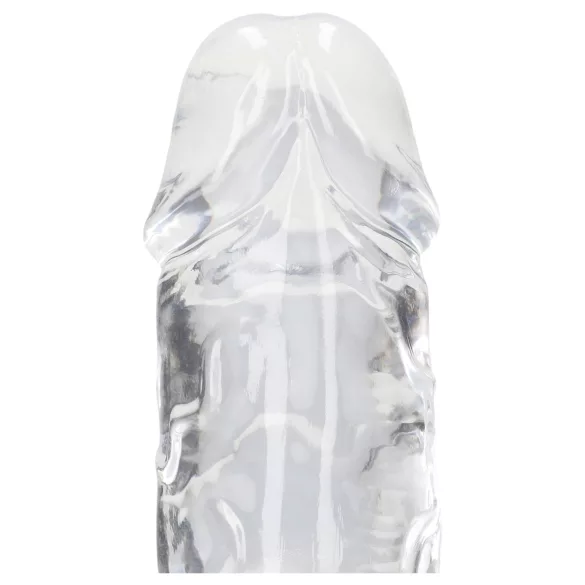 RealRock - realistisk dildo med sugekop (gennemsigtig) - 12,7 cm