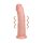 REALROCK - sugekop-vibrator - natur (20,5cm)