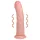 RealRock - dildo med sugekop - vibratorfunktion - natur 20,5cm