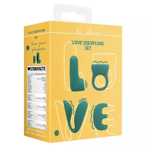Loveline (S)explore - sexlegetøjssæt til par - grøn