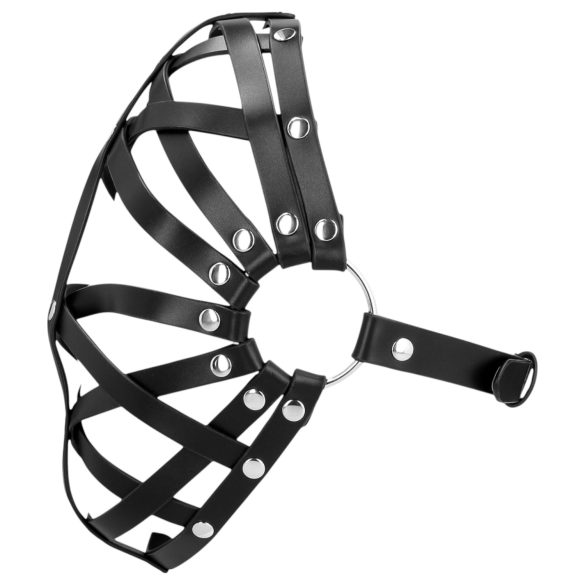 Ouch! - kunstlæder burmaske (sort)