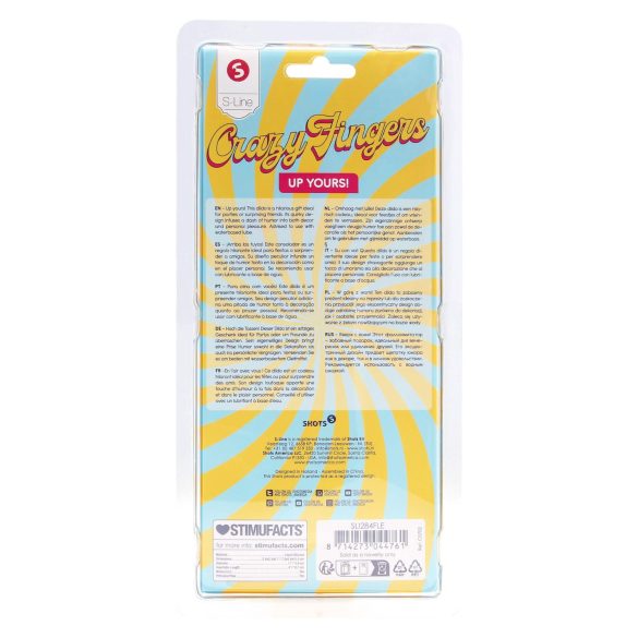 S-Line - dildo til mellemste finger - natur