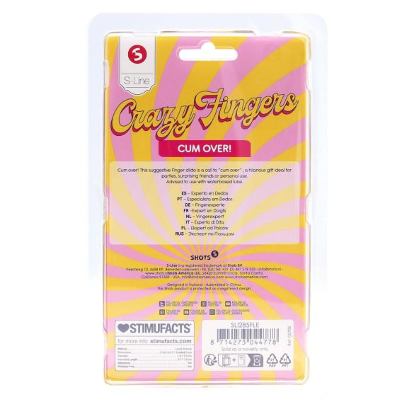 S-Line - dildo med to fingre - natur