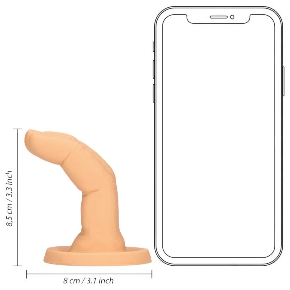 S-Line - dildo med to fingre - natur