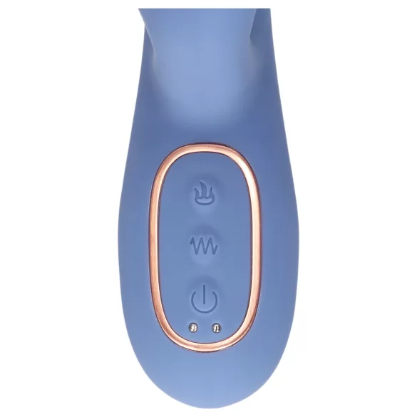 Loveline - varmende stødvibrator (blå)