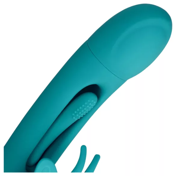 Loveline - klitorisvibrator med tunge og vinger - turkis