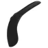 Loveline - opladelig vibrator penisring med lang ring og pung - sort