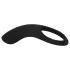Loveline - opladelig vibrator penisring med lang ring og pung - sort