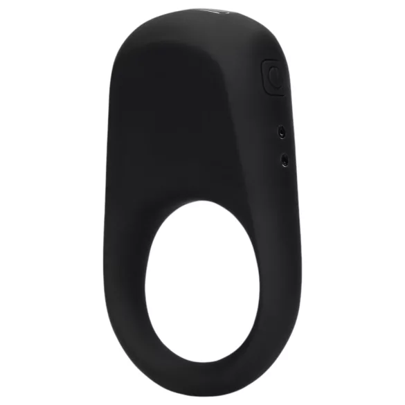 Loveline - opladelig penisring med vibration - sort