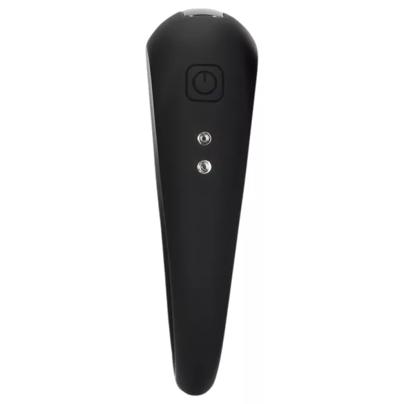 Loveline - opladelig penisring med vibration - sort