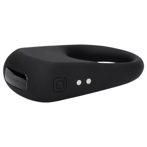 Loveline - opladelig penisring med vibration - sort