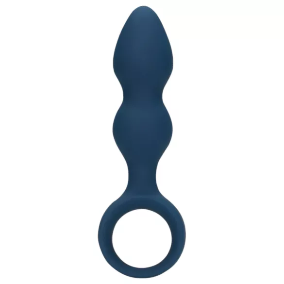 Loveline - analplug med fingergrip - lille - blå