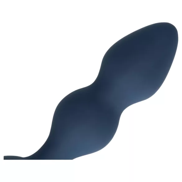 Loveline - analplug med fingergrip - lille - blå