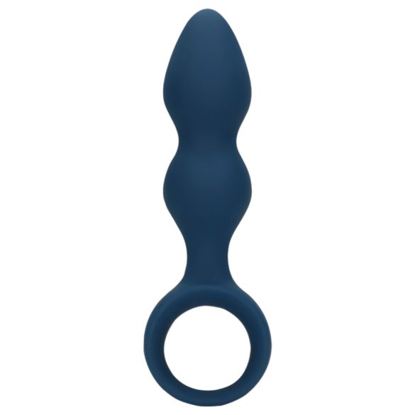 Loveline - ringformet anal dildo - medium (blå)