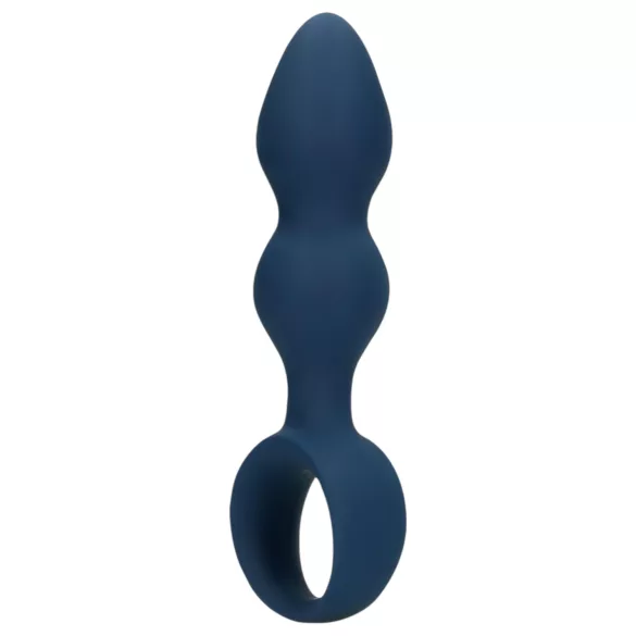 Loveline - analprop med ring - stor - blå