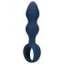 Loveline - ringet anal plug - stor (blå)